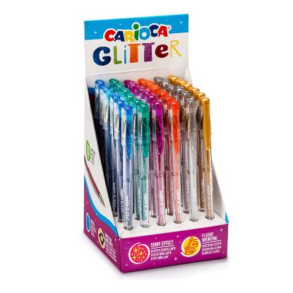Εικόνα της ΒΙΤΡΙΝΑ CARIOCA ΣΤΥΛΟ GLITTER GEL 42166 36pcs