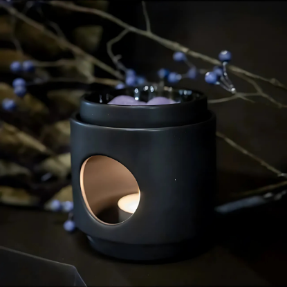 Εικόνα της Αρωματιστής SCENTCHIPS μαύρος με μεγάλο δοχείο υποδοχής