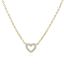 Εικόνα της "Hearts" Necklace, 18K Gold Plated Steel