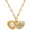 Εικόνα της "Seashell" Necklace, 18K Gold Plated Steel