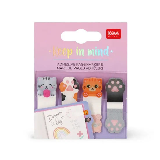 Εικόνα της Adhesive Pagemarkers - Keep in Mind - Kitty
