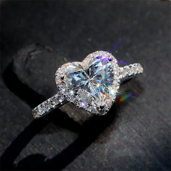 Εικόνα της Δαχτυλίδι με κραδιά λαι μικρά zircon